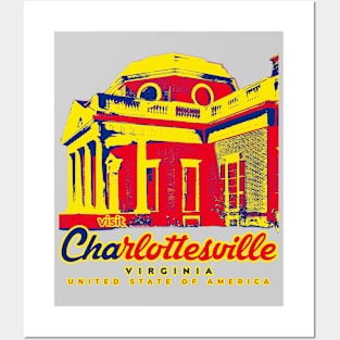 visit Charlottesville, USA Posters and Art